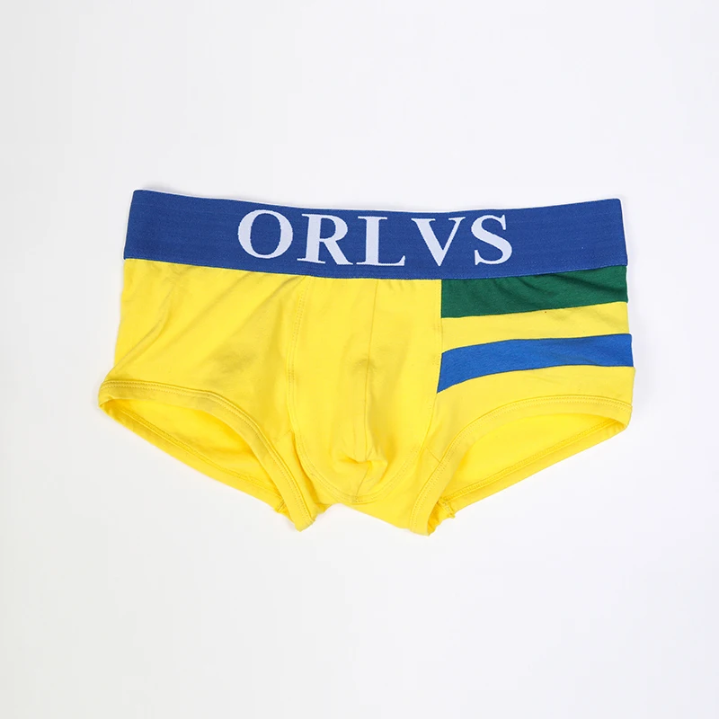 ORLVS, фирменное Мужское нижнее белье, сексуальные боксеры, мужские боксеры, шорты, Hommes, удобные, Hombre, мужские трусы, мужские кальсоны, мужские боксеры