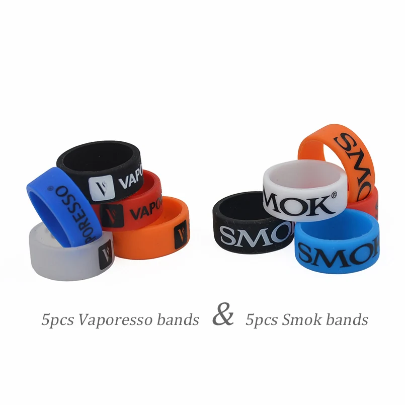 Smok and vaporesso 10 шт./лот Vape кольцо для Vaporesso/Smok/Joyetech Танк Коробка мод пара украшение из колец аксессуары для электронных сигарет - Цвет: Smok and vaporesso