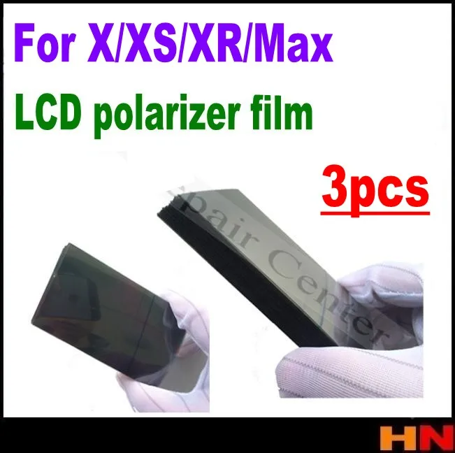 3 шт. Высококачественная ЖК-поляризационная пленка для iphone X XS XR MAX ЖК-фильтр