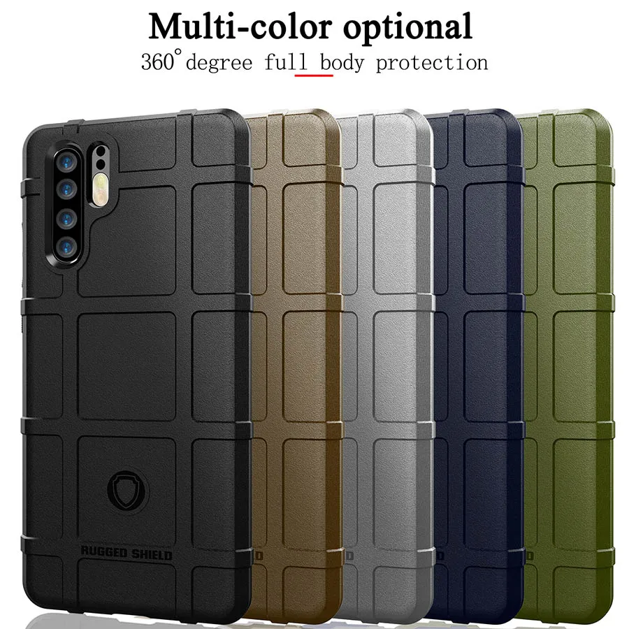 P40 Pro Case Huawei P30 Military Protection TPU P20 lite Cover Phone Strong Cases Honor 10i Y6 Y7 Y9 Prime 2019 Nova 4e 5 5i | Мобильные