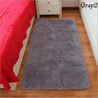 free shipping hot sale gray 2 rectangle bath mat bedroom floor carpet solid color absorbent non slip doormat