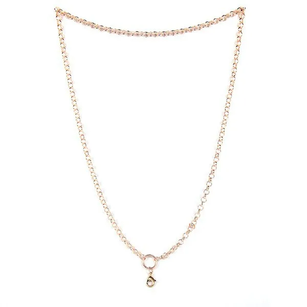 Винни Дизайн ювелирные изделия 70 см Медь звено цепи с застежкой омар цвет