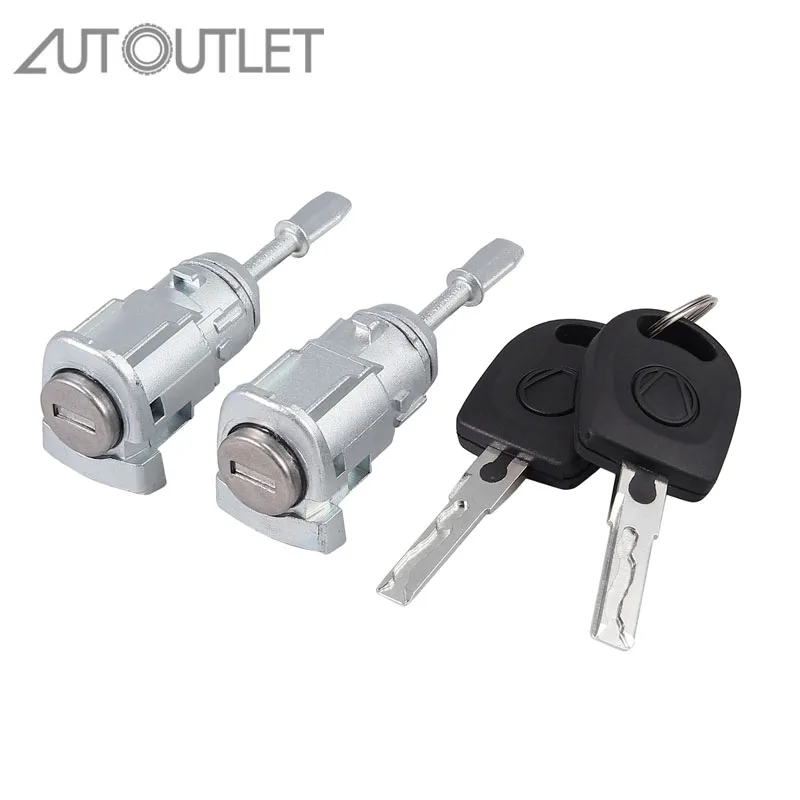 Авторозетка 2 шт. цилиндр замка для VW Golf IV Bora Skoda Fabia 604837167 604837168 переднего левого и