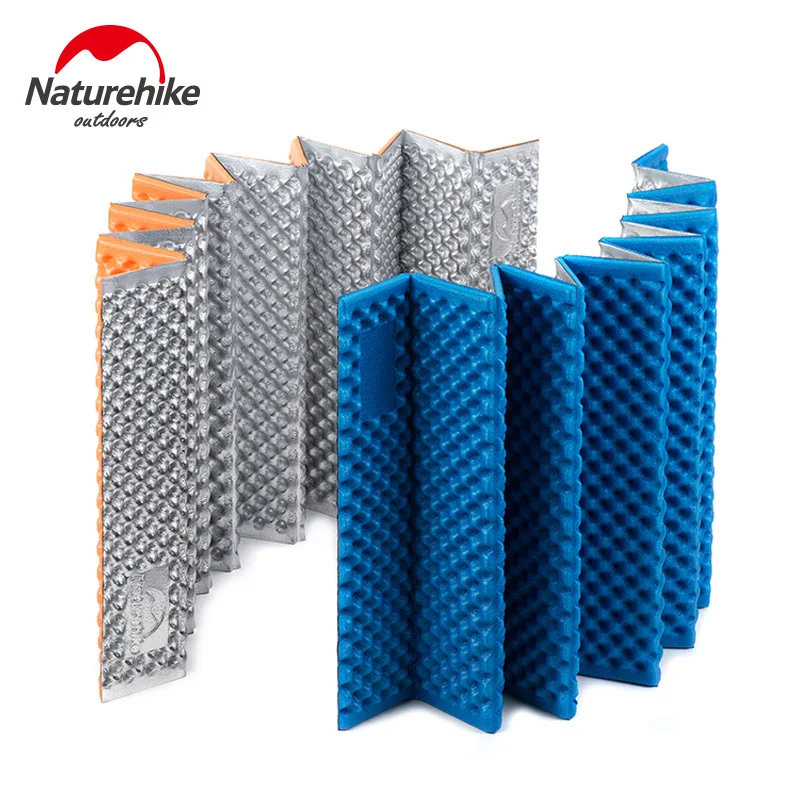 

Naturehike Outdoor Camping Cushion Sleeping Mat Ultralight Moistureproof Pad Camping Equipment Folding Egg Slot Yoga Pad Blue