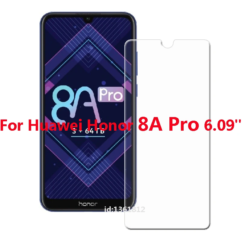 Стекло для Huawei Honor 8A Pro закаленное стекло Защитная пленка экрана 8 A защиты