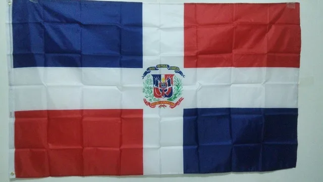

Бесплатная доставка, 3 фута x 5 футов, флаг из полиэстера, Национальный Баннер Доминиканской Республики, большой флаг для празднования в поме...