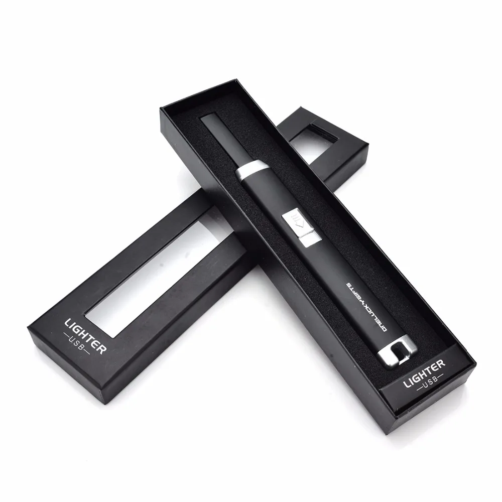 USB электрическая двойная дуговая зажигалка перезаряжаемая ветрозащитная