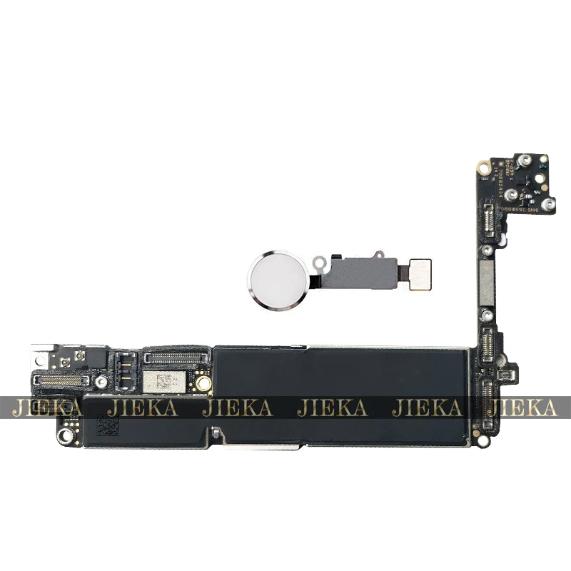 Для iPhone 7 4,7 дюймов разблокировка материнской платы с полным чипом с Touch ID оригинальная обновленная логическая плата IOS 32 Гб 128 ГБ 256 ГБ
