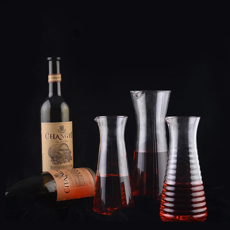 Прозрачный графин посуда для бара пластиковый кувшин красного вина аэратор сока