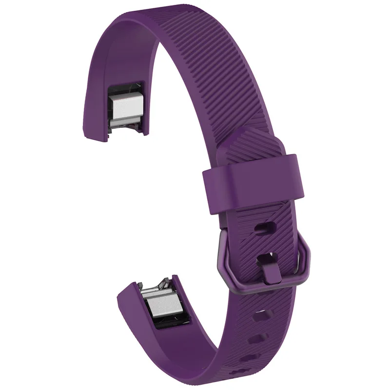 Purple Для Fitbit Alta HR замена силиконовый Браслет Для Fitbit Alta ремешок для Ftbit Alta HR ремешок для Ftbit Ace браслеты S/L - Цвет: Purple