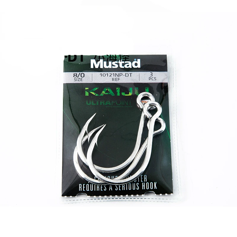 5 упаковок Mustad 10121 Высокоуглеродистая сталь колючий крючок для морской рыбалки