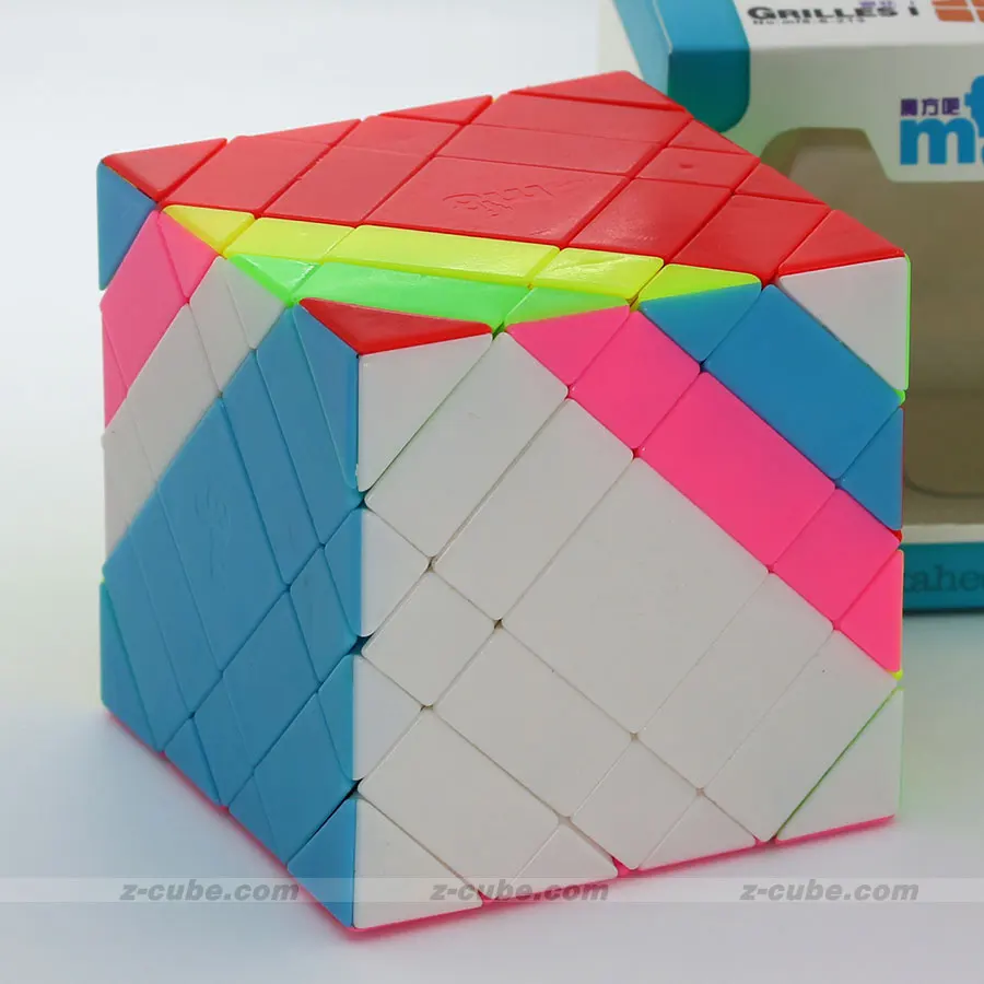 4Layer Skew(color) Волшебный куб головоломка mf8 истинный 4 слоя перекос 7x7 странная форма специальный высокий уровень твист мудро образовательная игра игрушка подарок Z mf83033 - Цвет: 4Layer Skew(color)