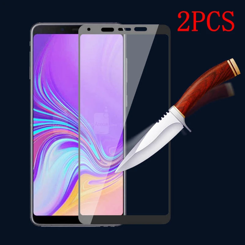 Закаленное стекло с полным покрытием для Samsung Galaxy A9 2018 защитная пленка экрана star