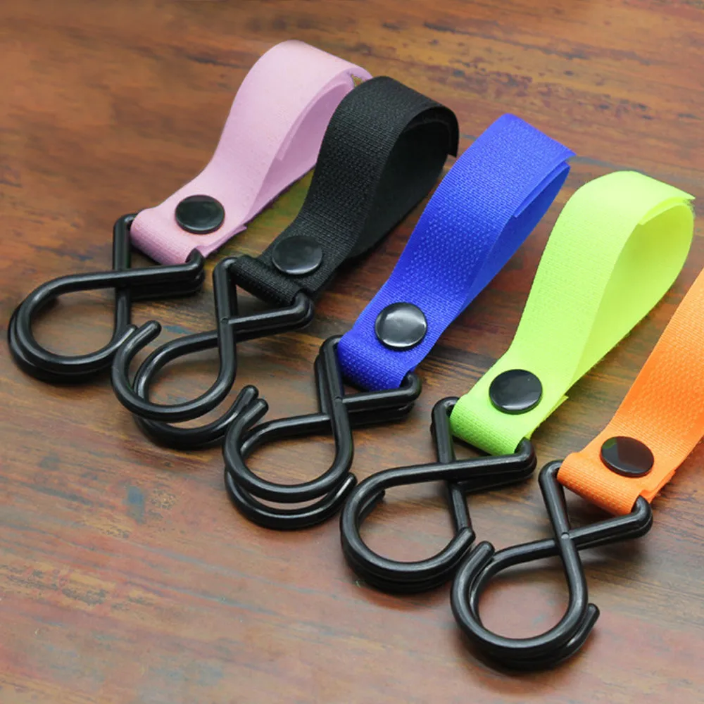 Детская коляска повесить крючок для коляски нейлоновый ремень Зажимы шляпа и