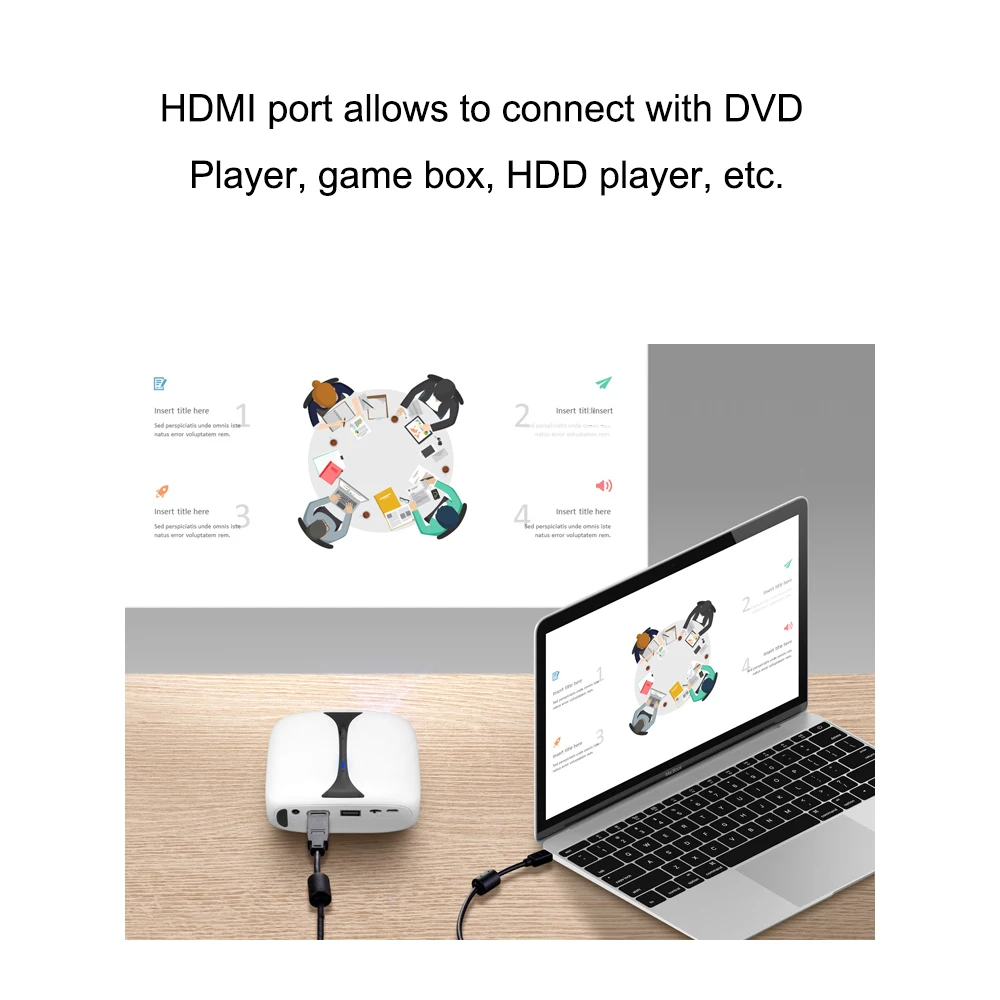 Мини DLP проектор светодиодный домашний офис проекция 1080 P Wifi подключение USB HD порт с пультом дистанционного управления штатив