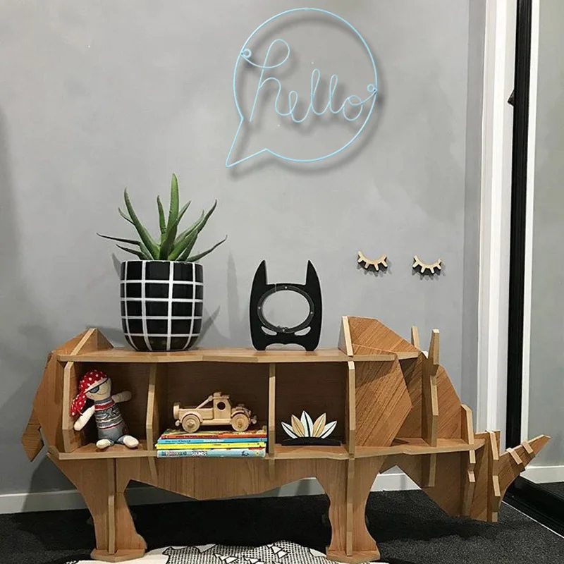 Настенные стикеры в скандинавском стиле с железными буквами Hello для детской