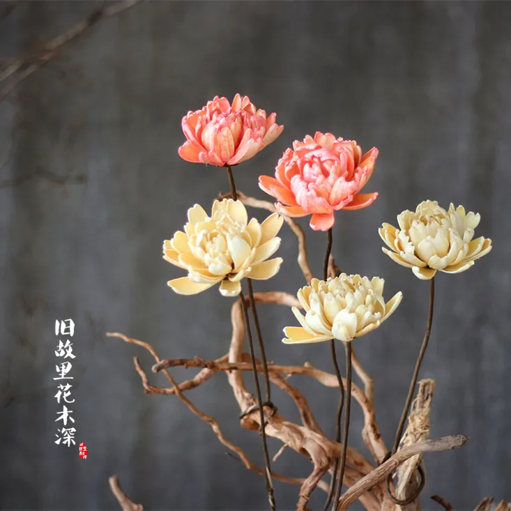 Изготовление сухого цветка для украшения дома вручную растением|Принадлежности