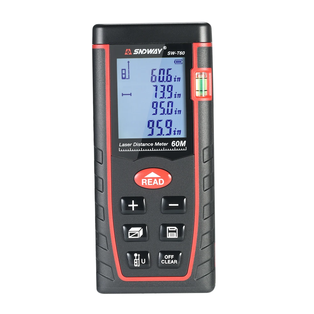 Портативный лазерный дальномер с ЖК дисплеем 100/80/60/40 м|distance meter range|digital laser distance