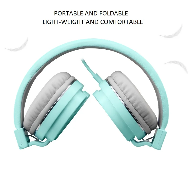 Наушники с тяжелыми басами микрофоном и регулировкой громкости проводная