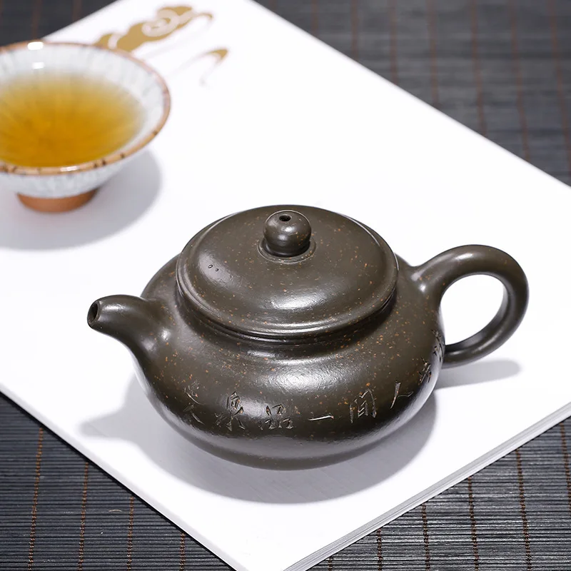 Wang Zhenxue Purple Sand Pot Ancient-like Raw Mine Celestial Clay All Hand-made Genuine National Arts and Crafts Teapot | Дом и сад