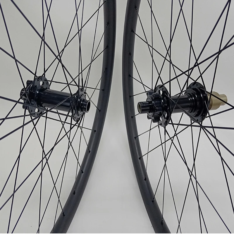 Углеродные дисковые колеса 27.5er для горного велосипеда размером 37 х24 мм тормозные