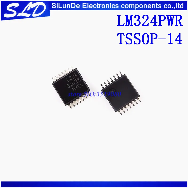 Бесплатная доставка 50 шт./лот LM324PWR LM324PW LM324 L324 TSSOP14 Новый и оригинальный в