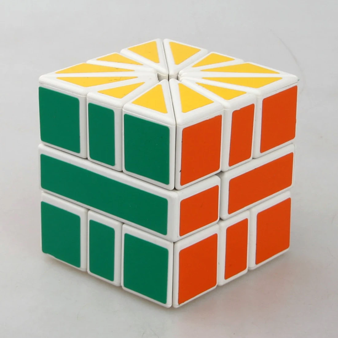 Кубик странной формы, черно-белый квадрат II SQ2 3x3x3, скоростной кубик, секторный магический куб, головоломка, игрушка