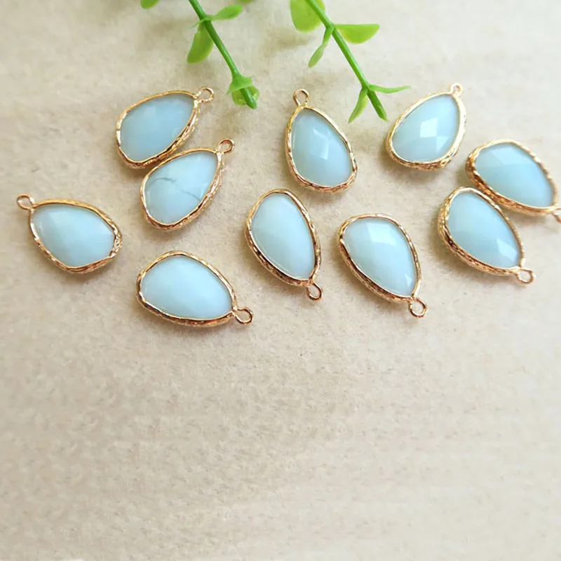 10 шт./лот кварц Жеода Друза золото цвет граненый стекло кристалл талисманы для DIY