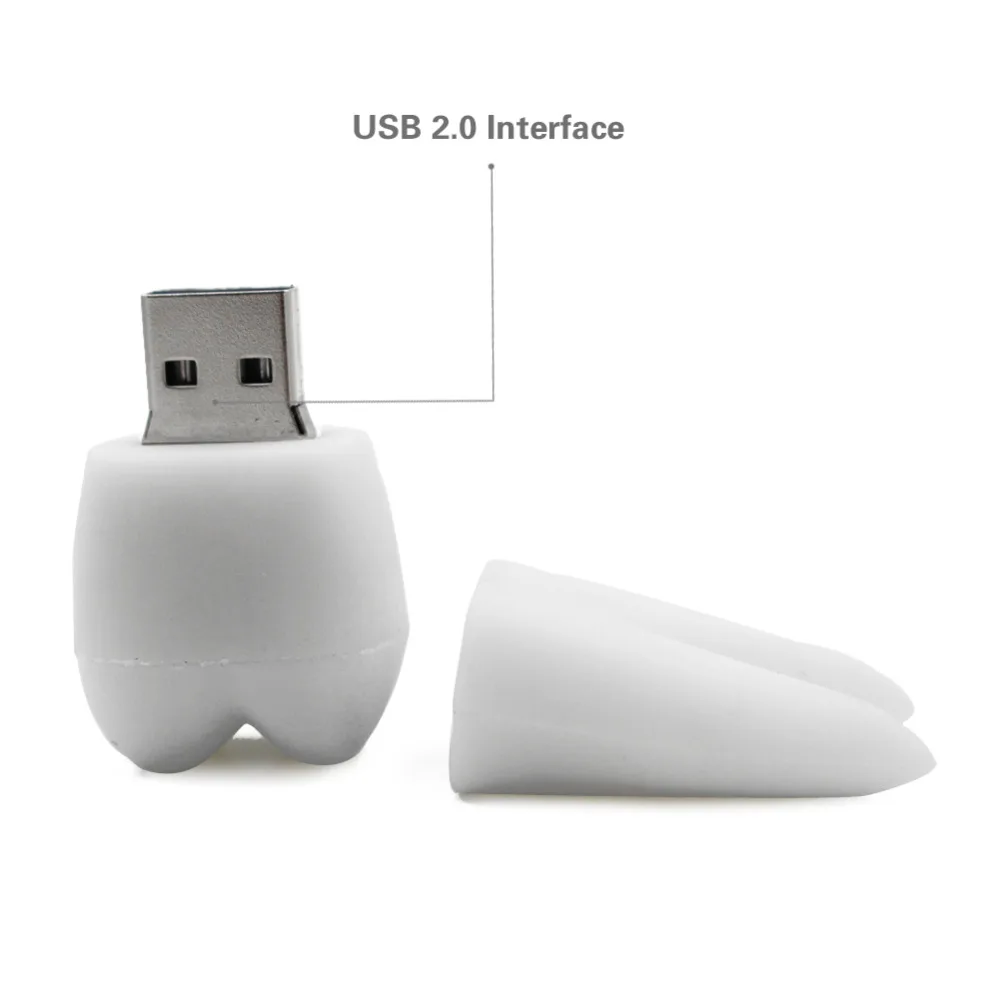Новейший Usb флеш накопитель с зубцами 4 ГБ 8 16 32 64 U диск креативный 2 0 забавный