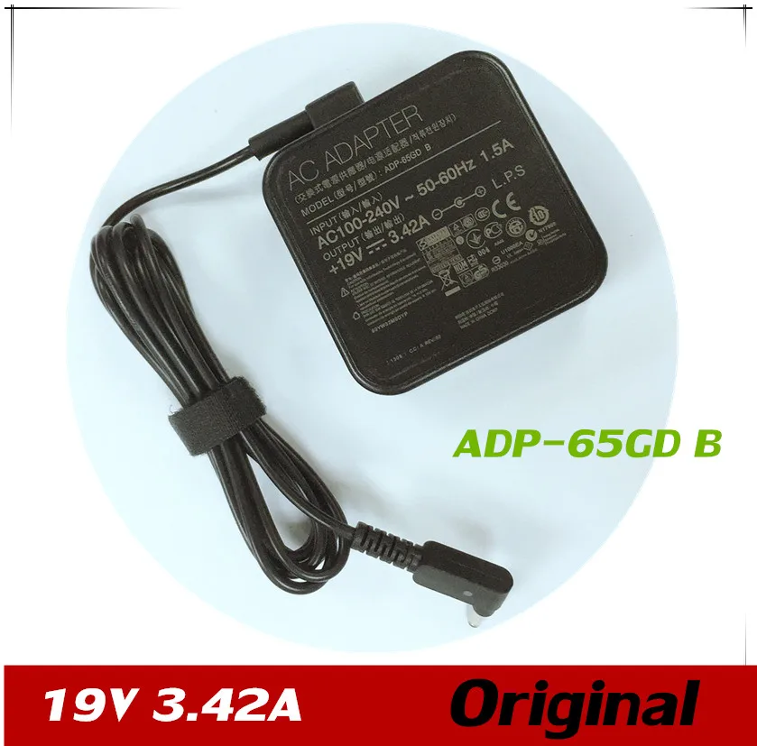 7XINbox 19V 3.42A 65W ADP 65GD B PA 1650 78 EXA1203YH оригинальный адаптер переменного тока для Asus A6 A7 A8 F2