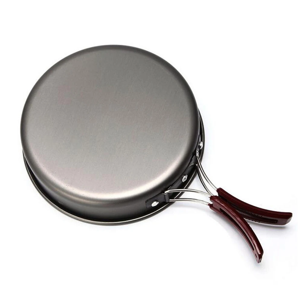 Наружная сковорода для кемпинга кухонная посуда антипригарная алюминиевая