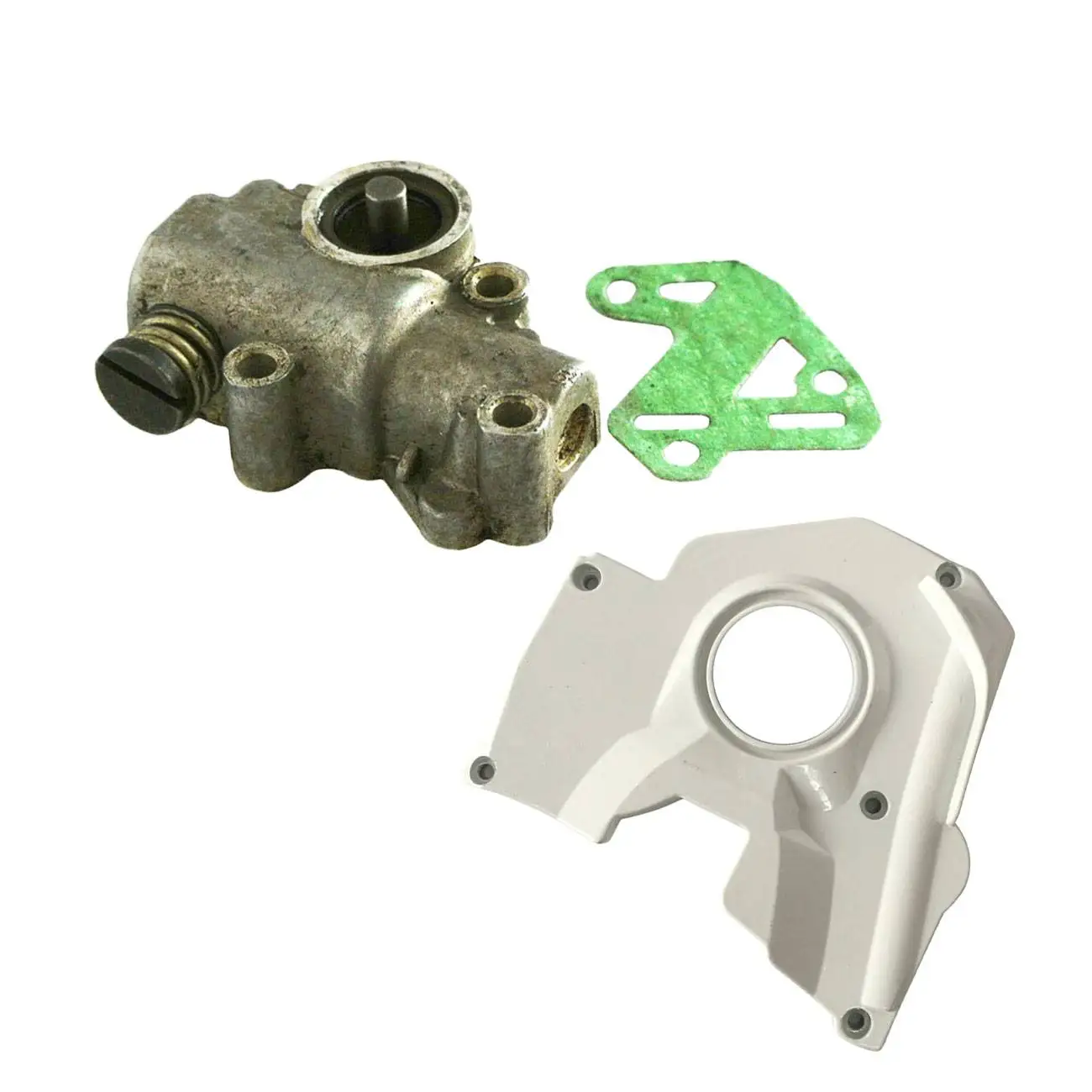 

Oil Pump Cover&Oil Pump & Gasket Fit STIHL 038 MS380 MS381 Chainsaw
