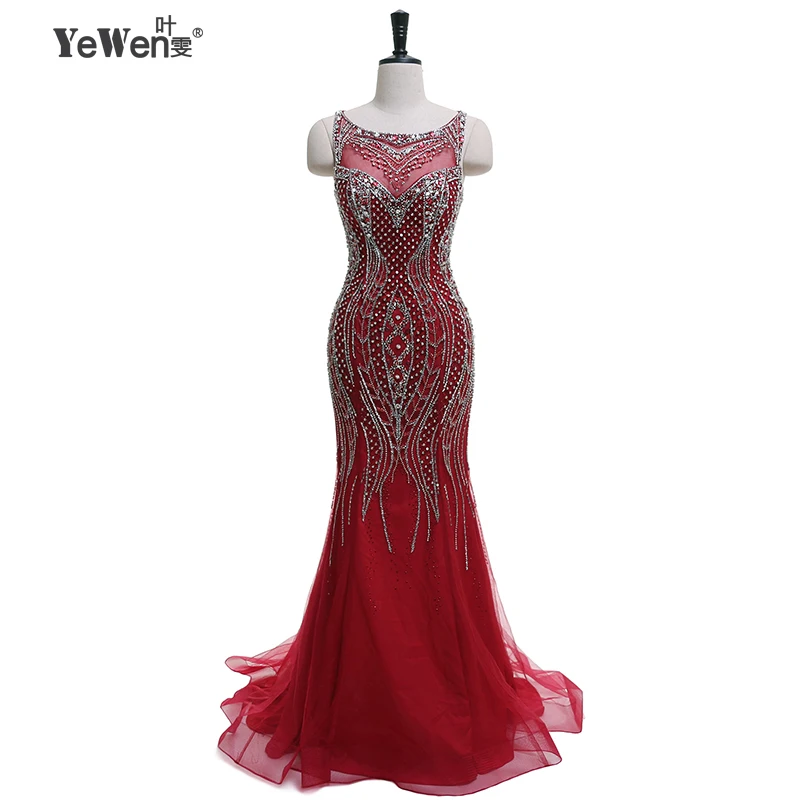 Элегантная Посеребренная труба высокого качества Вечерние платья Формальное