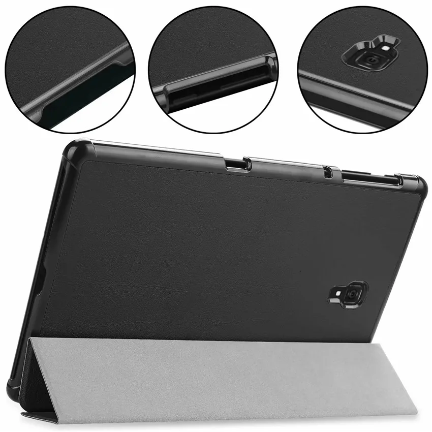Тонкий чехол для Samsung Galaxy Tab A 10 5 Женский из искусственной кожи планшета T590 T597 T595 2018