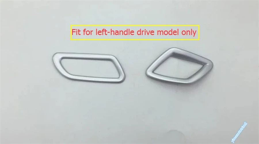 Lapetus Кондиционер AC Outlet Vent Cover Trim 2 шт. подходит для Jeep Renegade 2015 2016 2017 2018 2019 2020 ABS авто