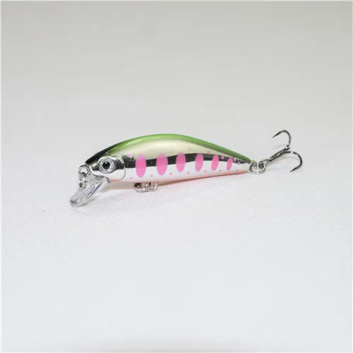 Color A Le fish 50 мм 6,5 г JERKBAIT ishing Тонущая приманка гольян воблер, твердая приманка для окуня Щука искусственная приманка - Цвет: Color A