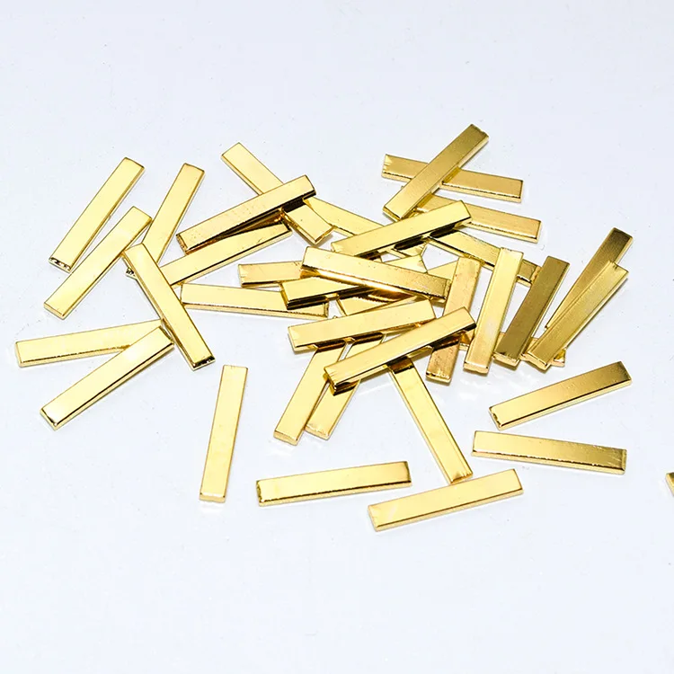 

100Pcs/box Nail Art Rivets Gold Charms Metal Rivet 3D Nail Decoration Rectangles Alloy Studs DIY Accessory Manicure Decorations