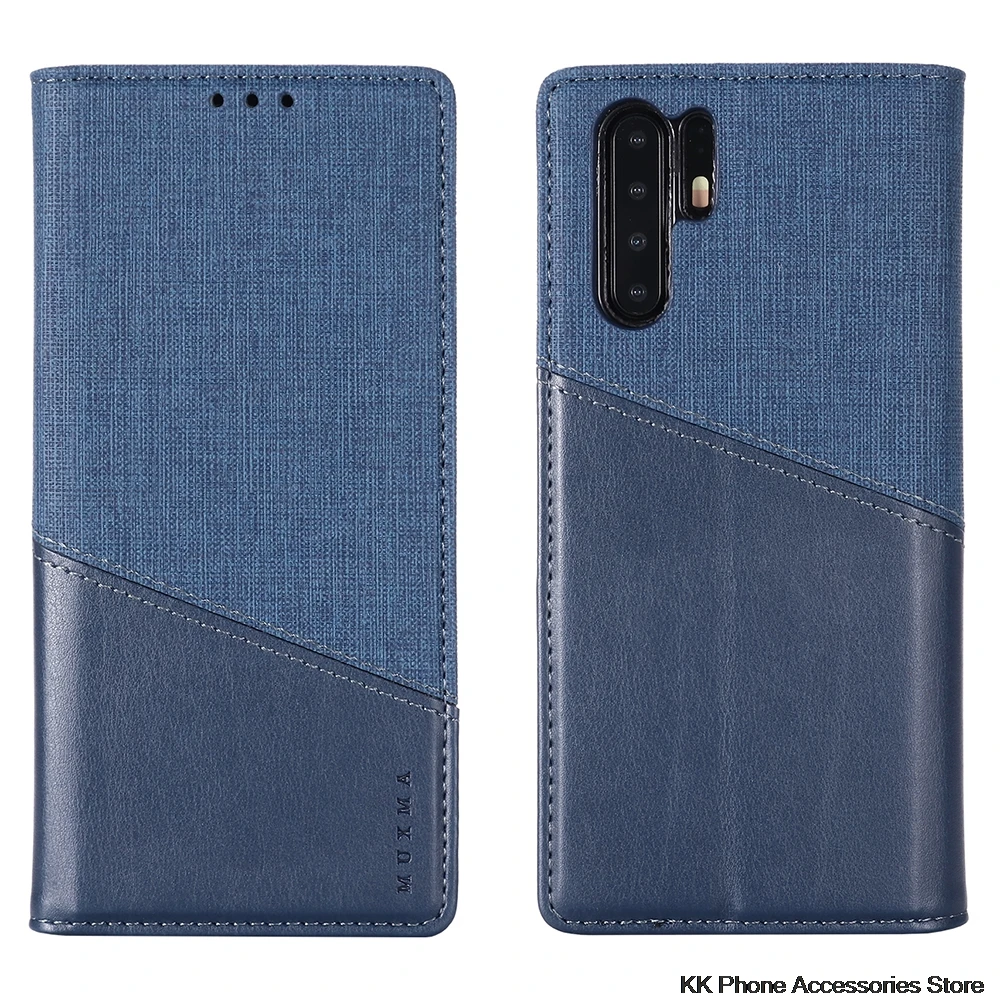 Магнитный кожаный чехол для huawei P20 P30 Pro mate 20 Lite, флип-кошелек, чехол для телефона s для mate 20X Y9 Prime P20 Lite Honor 8X - Цвет: Blue