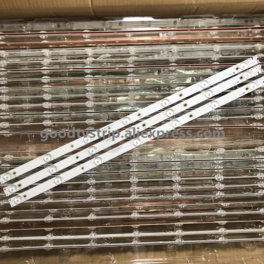 614 мм 7 светодиодный Подсветка лампы Газа 3" ТВ LBM320P0701-FC-2 32PFK4309 32PHS5301 TPT315B5 LB-F3528-GJX320307-H 32E200E