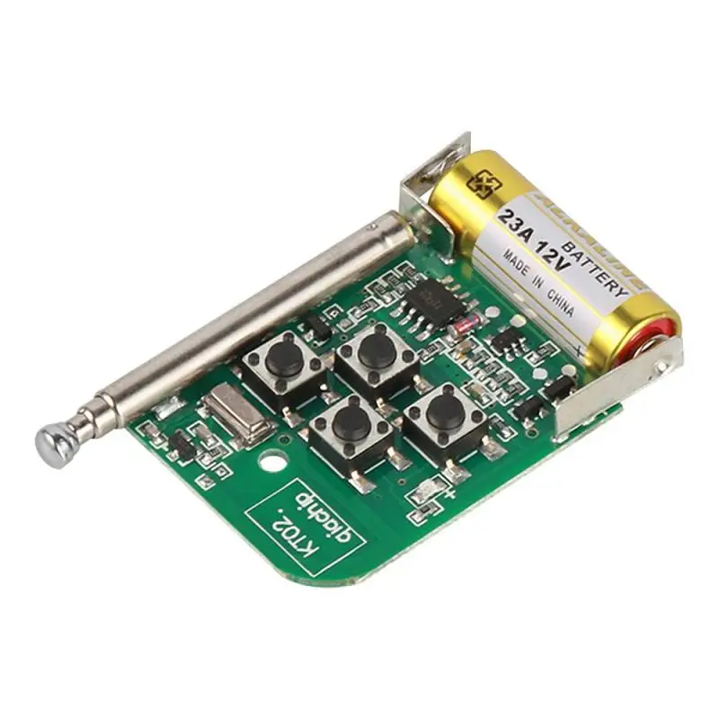 LEMAIC 433MHz RF 4-Channel Remote Control Learning Code Wireless Key Fob Transmitter Light Switch Relay Receiver Smar tHome S3 |