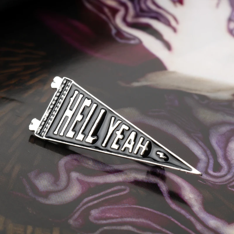 Чёрт возьми да! Брошь-булавка для мужчин и женщин ювелирное изделие