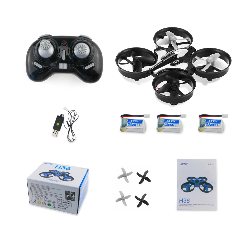 JJRC H36 мини Радиоуправляемый Дрон 2 4 ГГц 4CH 6 осевой гироскоп RC Квадрокоптер