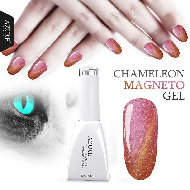 Azure beauty 12 мл новинка цветов гель-Хамелеон для ногтей гель высокого качества