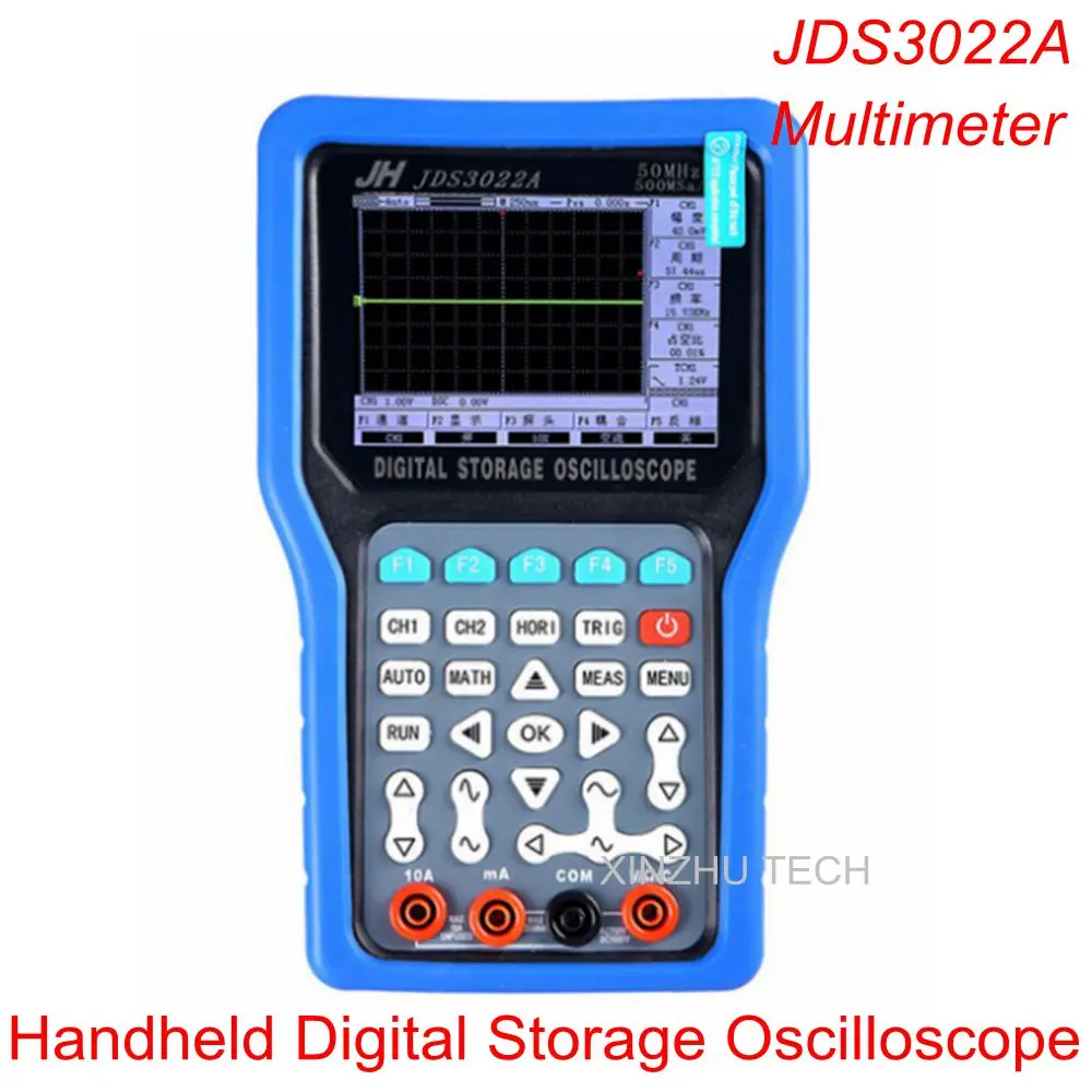 JDS3022A Ручной осциллограф мультиметр одноканальный 30 МГц зонд 250 с электронным