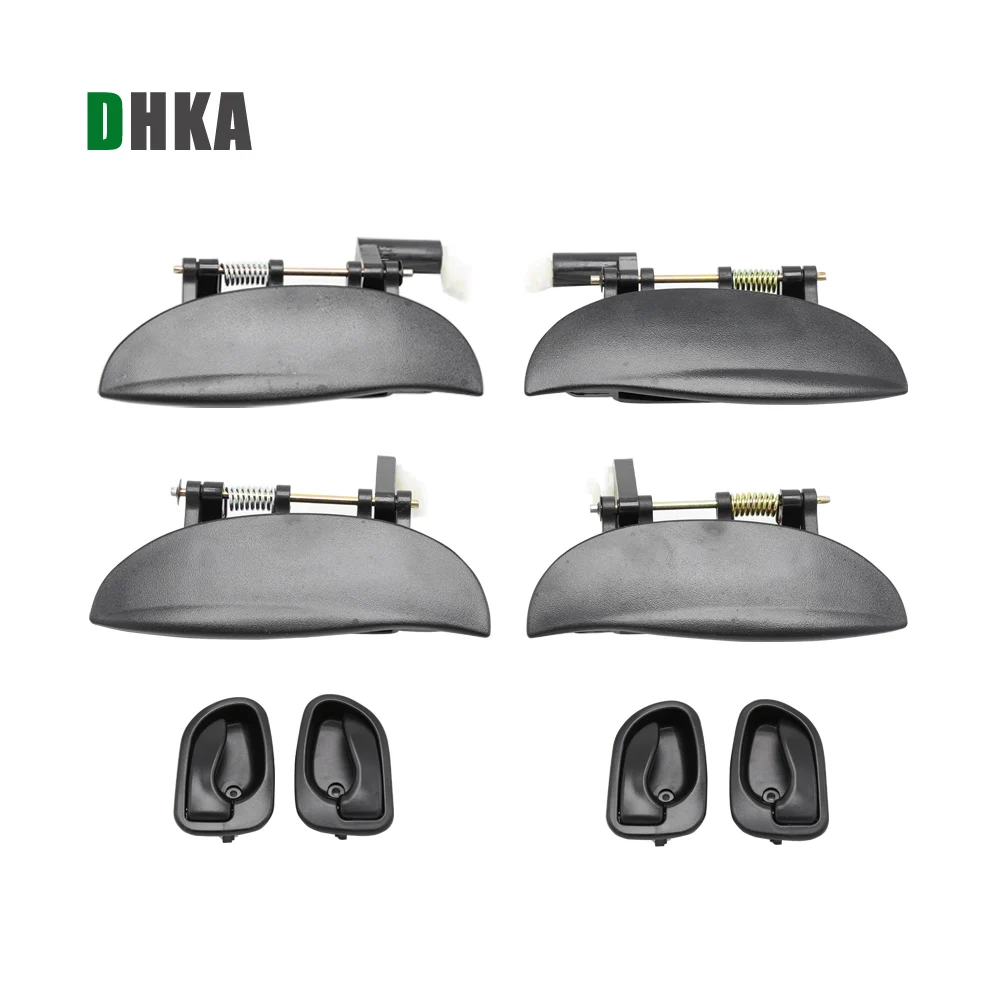 Наружная и внутренняя дверная ручка DHKA для HYUNDAI ATOS 1997 2005 OEM 82650 02100 82660 83650 83660 02100|inside