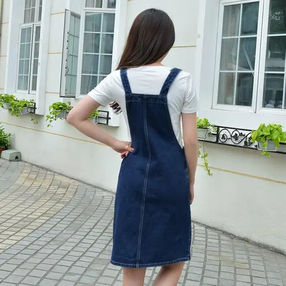 Летнее женское джинсовое платье джинсовый сарафан для девочек офисный