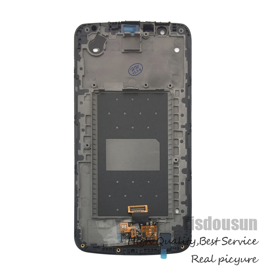 Для LG K10 ТВ K430 K410 ЖК-дисплей Экран Дисплей с сенсорным дигитайзер Рамка рамкой