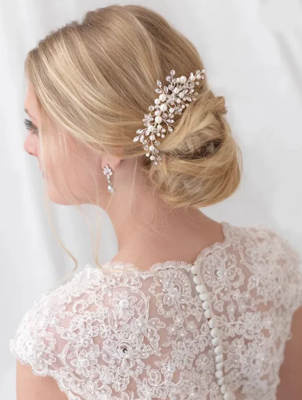 Le liin новая жемчужная расческа для волос белый кристалл головной убор свадебная