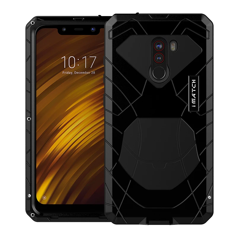 Для Xiaomi Mi Pocophone F1 X2 чехол для телефона жесткий алюминиевый металлический