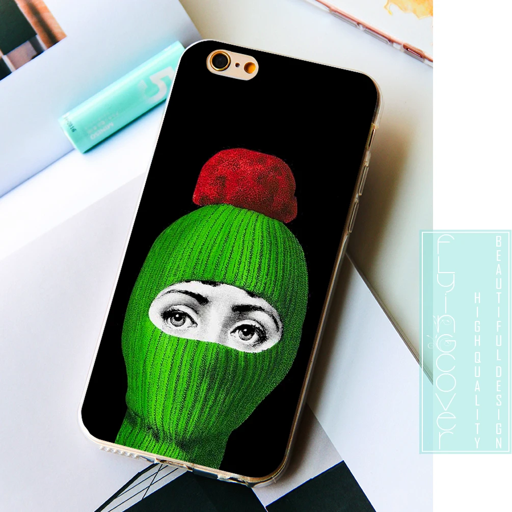 Fundas FORNASETTI FACE Phone Cases for iPhone 10 X 7 8 6 6S Plus 5S 5 SE 5C 4S 4 iPod Touch Case Clear Soft Silicone Cover. |